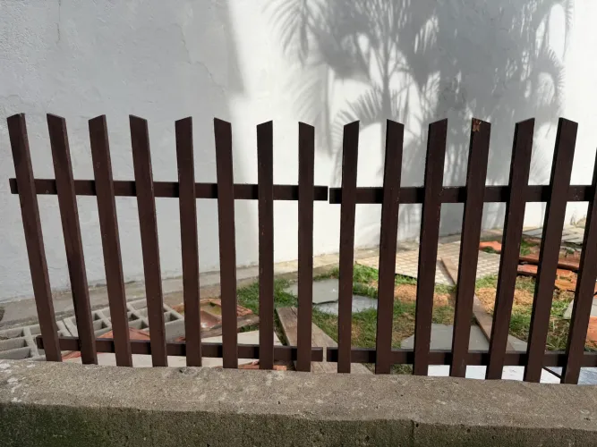 Cercas de Madeira 60x50 Jardim Limitador Decorativa Horta