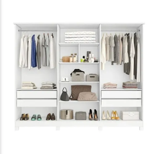 Guarda roupa semi novo 6 portas 