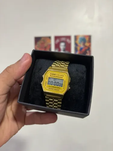 Relógio Casio Dourado 