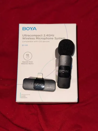 Microfone lapela BOYA BY-V1