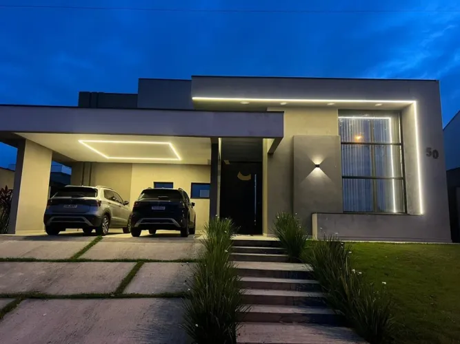 Casa térrea à venda no Condomínio Residencial Ecopark Bourbon Caçapava