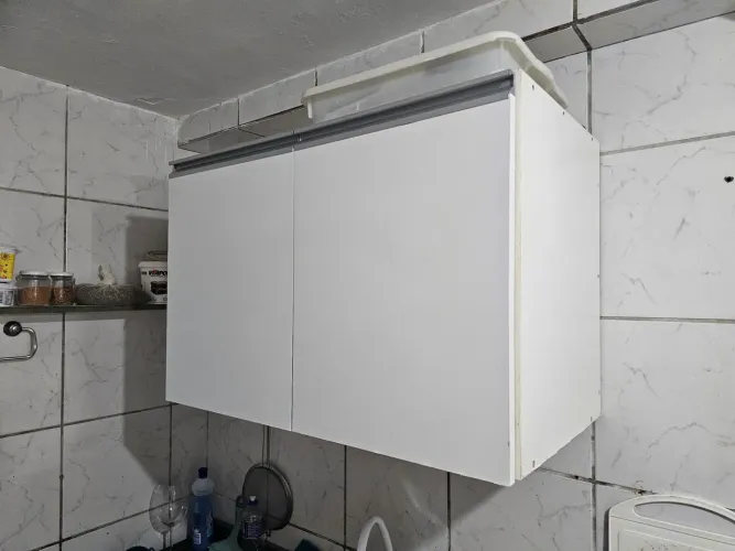 Armário Aéreo de Cozinha 2 Portas Branco - Ótimo Estado!