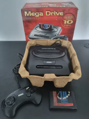 MEGA DRIVE III NA CAIXA (1998) MUITO NOVO !