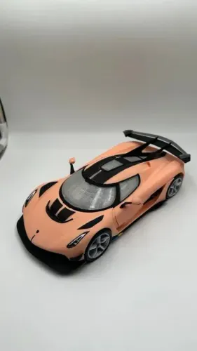 Miniatura Koenigsegg Jesko Attack Escala 1:24 - Impressão 3D