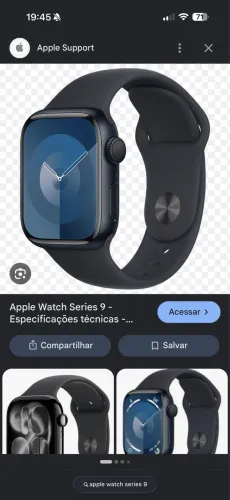 Apple Watch séries 9 45