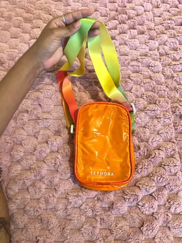 shoulder bag sephora laranja, bolsa tiracolo