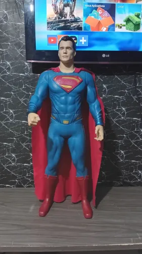 BONECO SUPERMAN IMPORTADO 80CM RARÍSSIMO.