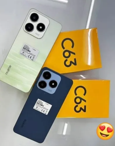 Celular Realme C63 4G - 128GB Rom / 6GB Ram - Anatel + Capa e Película - Produto Lacrado!!