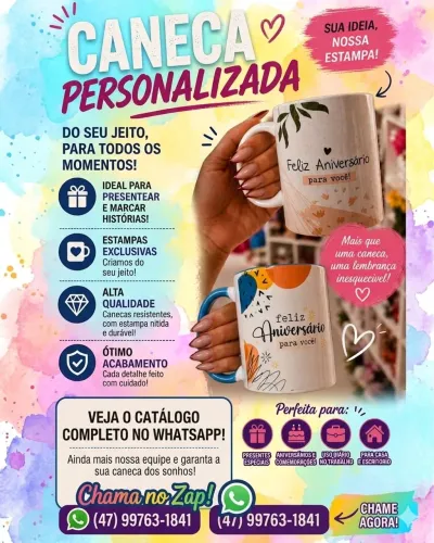 Canecas personalizada