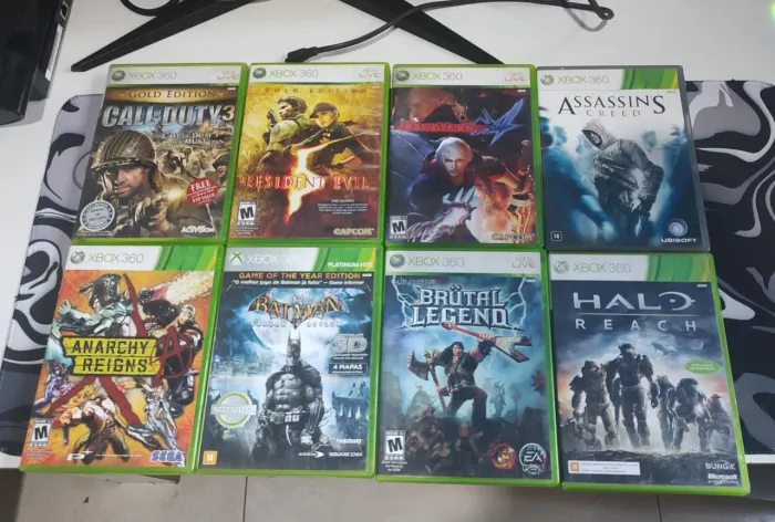 Lote jogos de Xbox 360 (8 jogos)