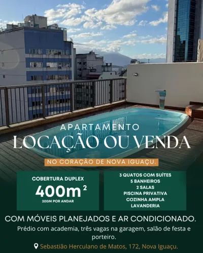 Alugo ou vendo cobertura duplex