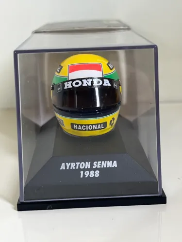 Ayrton Senna Capacete 1:8 Minichamps 1988