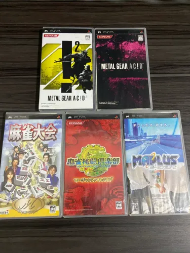 Jogos UMD Originais japoneses para PSP