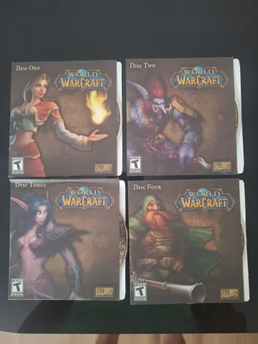 Jogo World of Warcraft CD Pc/Mac 4cds