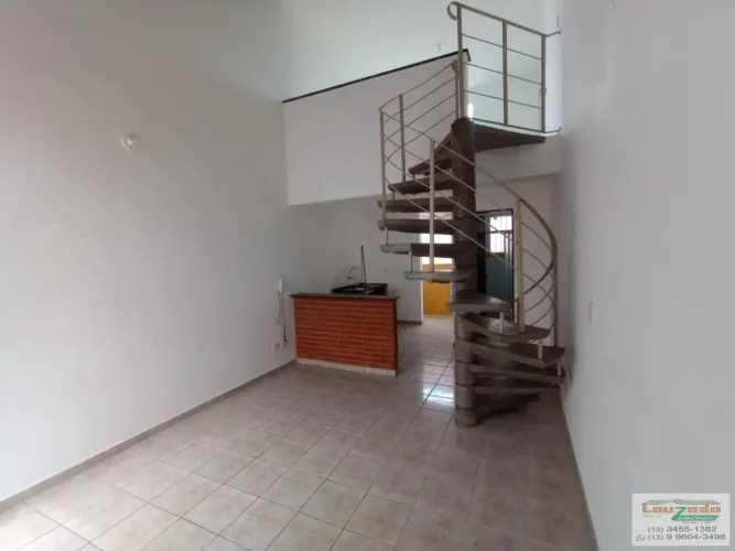 Apartamento para Locação em Peruíbe, Stella Maris, 1 dormitório, 1 banheiro, 1 vaga
