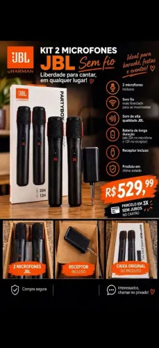 Microfone JBL (original)- Partybox