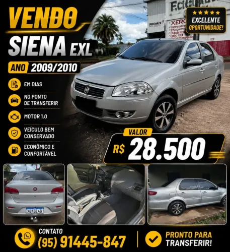 Fiat Siena EL Celeb. 1.0 MPI Fire Flex 8V 4P 2010