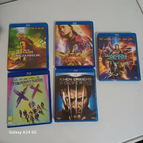Box 5 blu-ray Marvel - Originais 