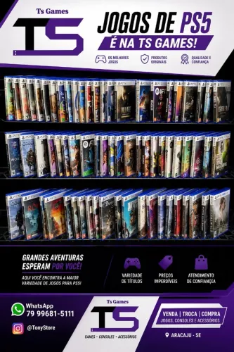 Jogos novos e seminovos