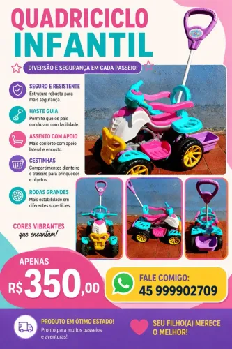 Triciclo infantil