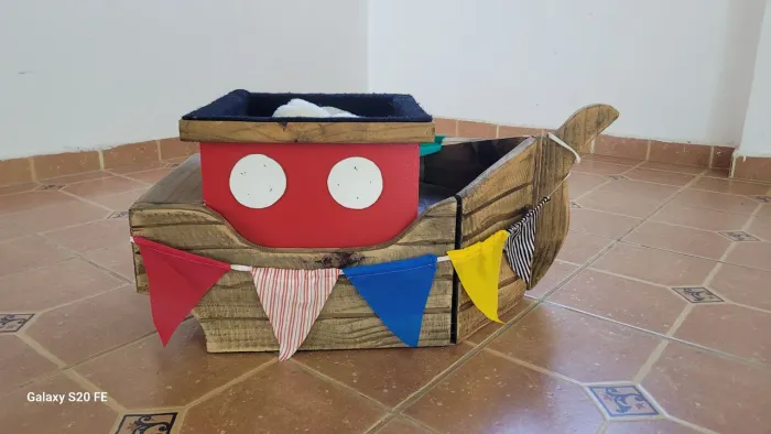 Acessórios para estúdio fotográfico barco