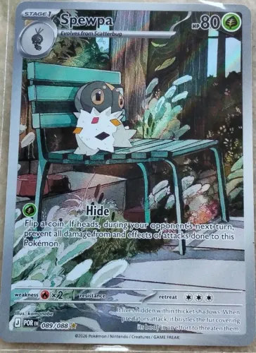 Carta pokemom Spewpa fullart