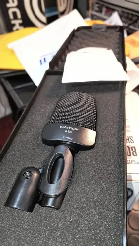 Microfone Dinâmico Behringer B 906 Supercardióide (Lacrado) 