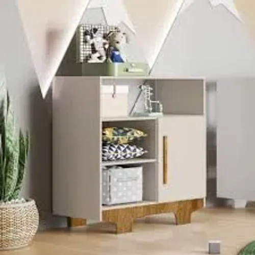 Comoda Flocos 1P3N Branco.Ipe ou Amadeirado Tigus