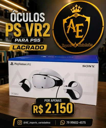 Óculos Ps VR2 para Playstation 5