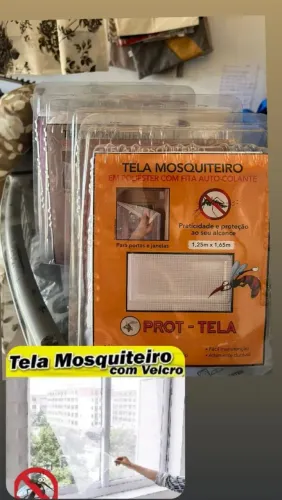 Tela Mosquiteiro autocolante para janela e porta
