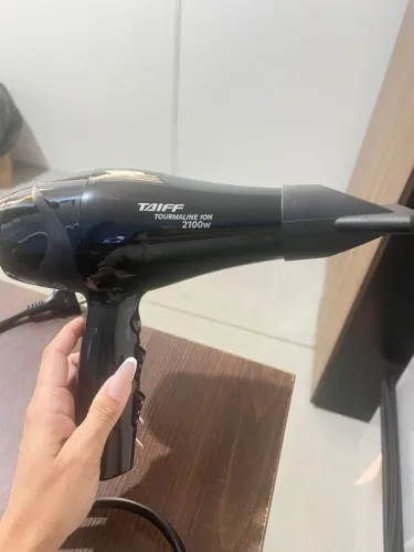 Secador Taiff New Tourmaline Ion 2100W Preto 110V