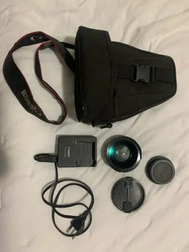 Camera Cânon Rebel T5i + lentes + case