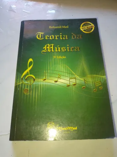 LIVRO - TEORIA DA MÚSICA (BOHUMIL MED)