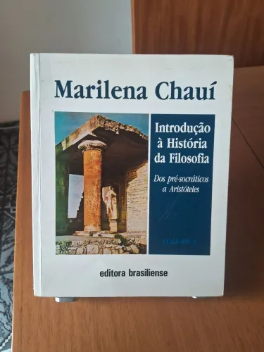 Marilene Chauí - Introdução à História da Filosofia - livro usado em excelente estado
