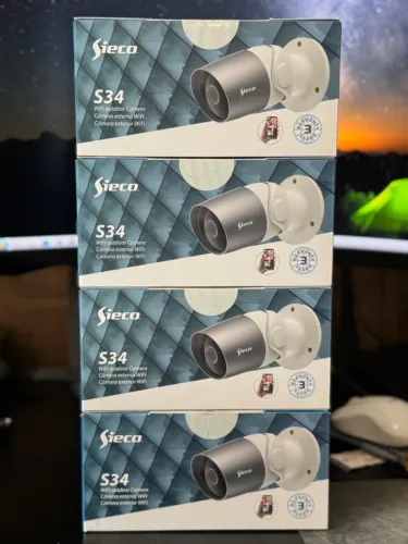 Câmera De Segurança Wi-fi Iot 1080p Sieco S34 1080p