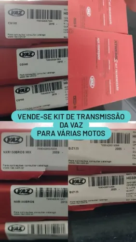 Vende-se kit transmissão da VAZ para várias motos, entregar a domicilio 