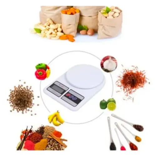 Balança de Precisão Digital 10Kg Para Cozinha Alimentos Padaria Confeitaria Prática