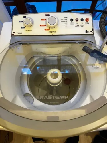 Máquina de Lavar Brastemp 8kg Branca 127V (Modelo BWB08)