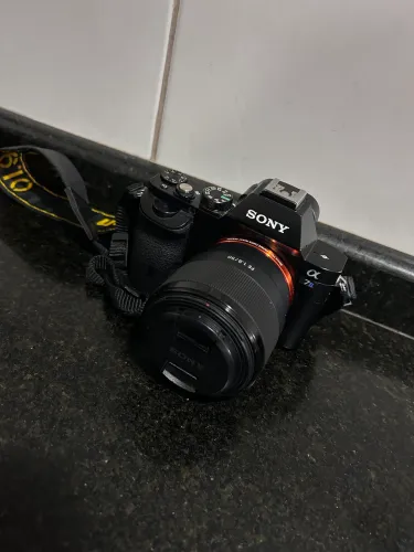 Câmera Máquina Fotográfica Sony A7S + Lente 50mm + Cartão 128gb + Kit