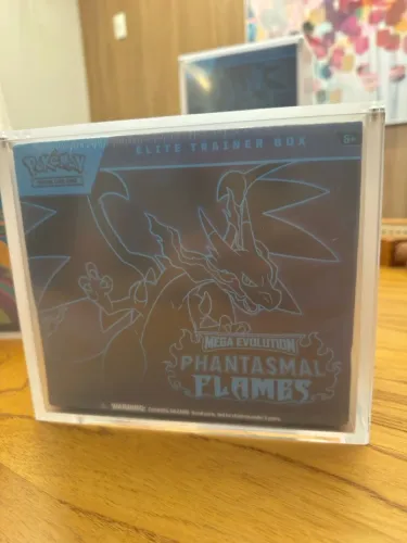 Elite trainer box phantasmal flames (fogo fantasmagorico) pokemon tcg