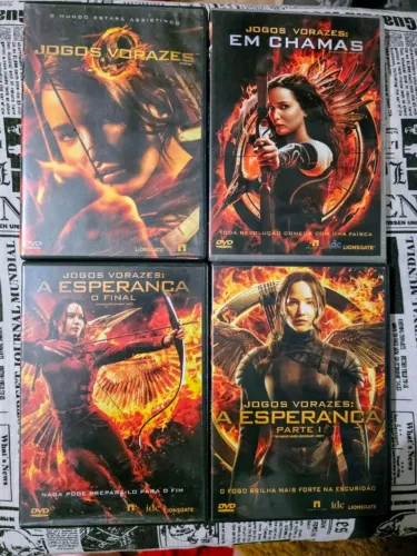 Lote DVD Jogos Vorazes Completo
