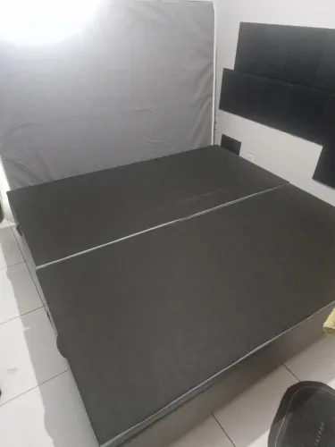 BASE BAÚ KING SIZE - NOVA | CINZA CHUMBO | R$ 1.500