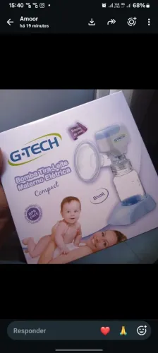 Bomba tira leite elétrica. 