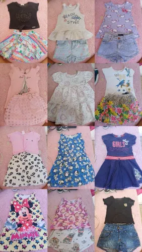 Roupas de menina.