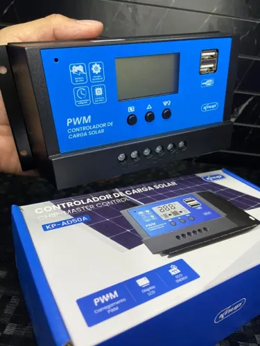 CONTROLADOR DE CARGA SOLAR KNUP KP-AD50A - 50A