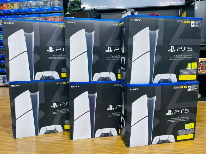 PS5 SLIM DIGITAL NOVO LACRADO ACEITAMOS TROCAS