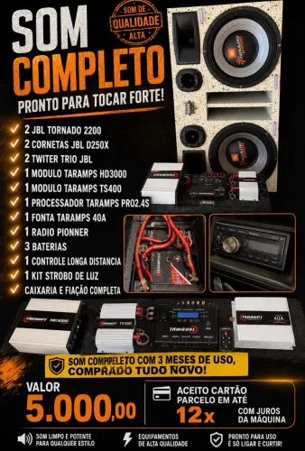 VENDO SOM COMPLETO 