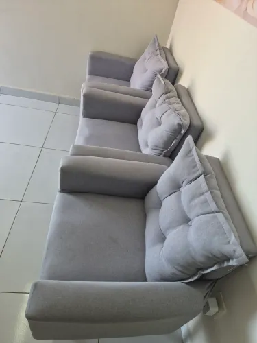 Poltrona cadeira estofada 5 unidades