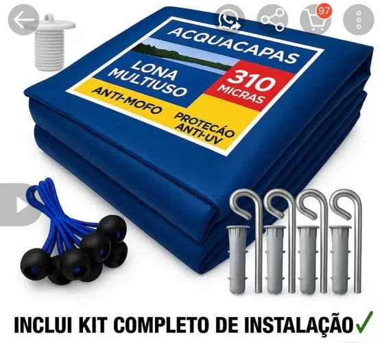 Capa para piscina 5x3