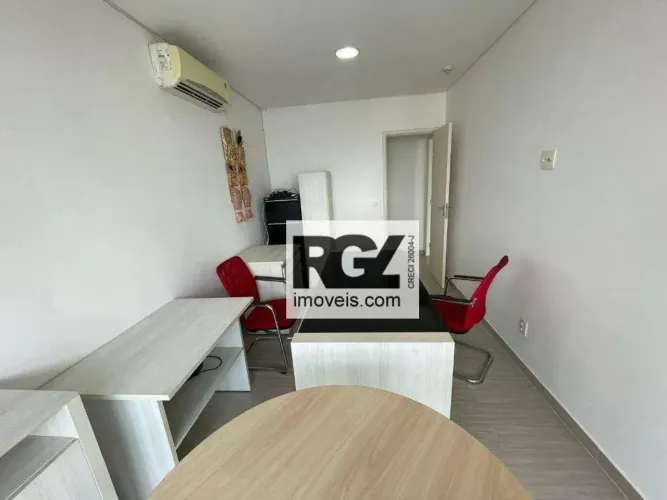 Sala no HELBOR para alugar, 44 m² por R$ 5.000/mês - Boqueirão - Santos/SP
